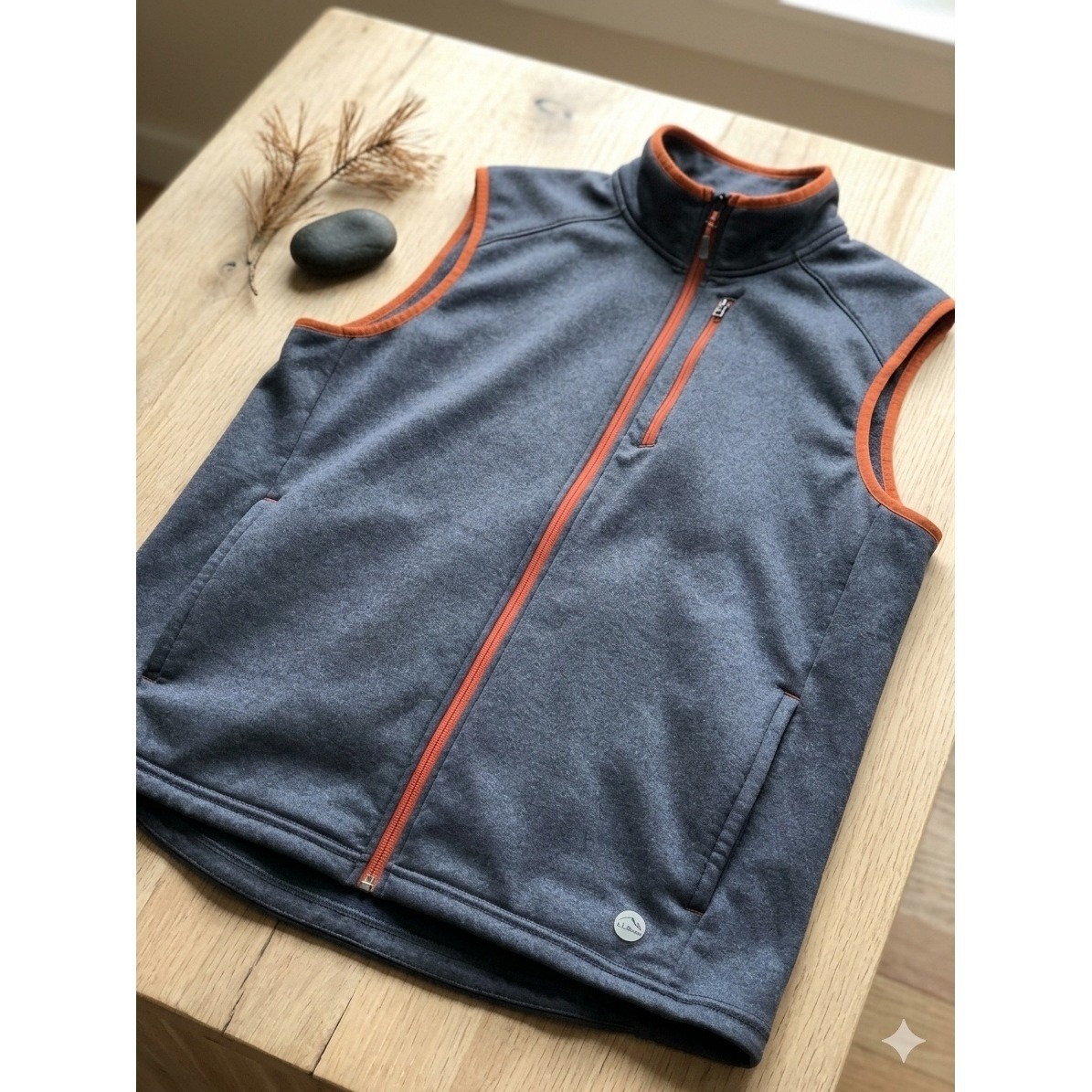 L.L. Bean Gorpcore Performance Softshell Full Zip Fleece Vest Men's Large